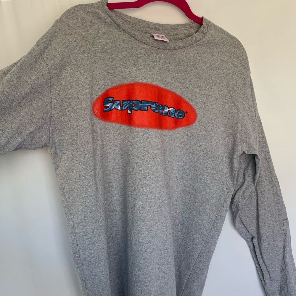 SUPREME long sleeve shirt from FW18